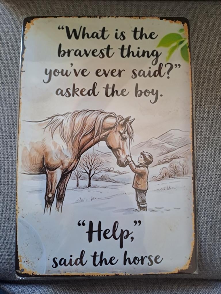 De jongen de mol de vos en het paard decoratie metaal, Ophalen of Verzenden, Nieuw