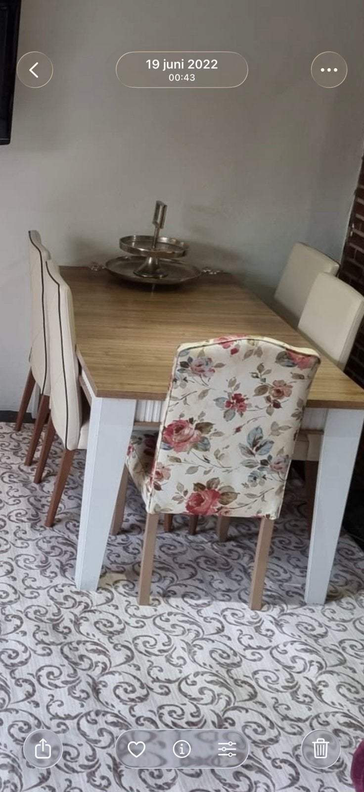 Istikbal Glory eethoek, Ophalen of Verzenden, Zo goed als nieuw, 6 tot 8 stoelen