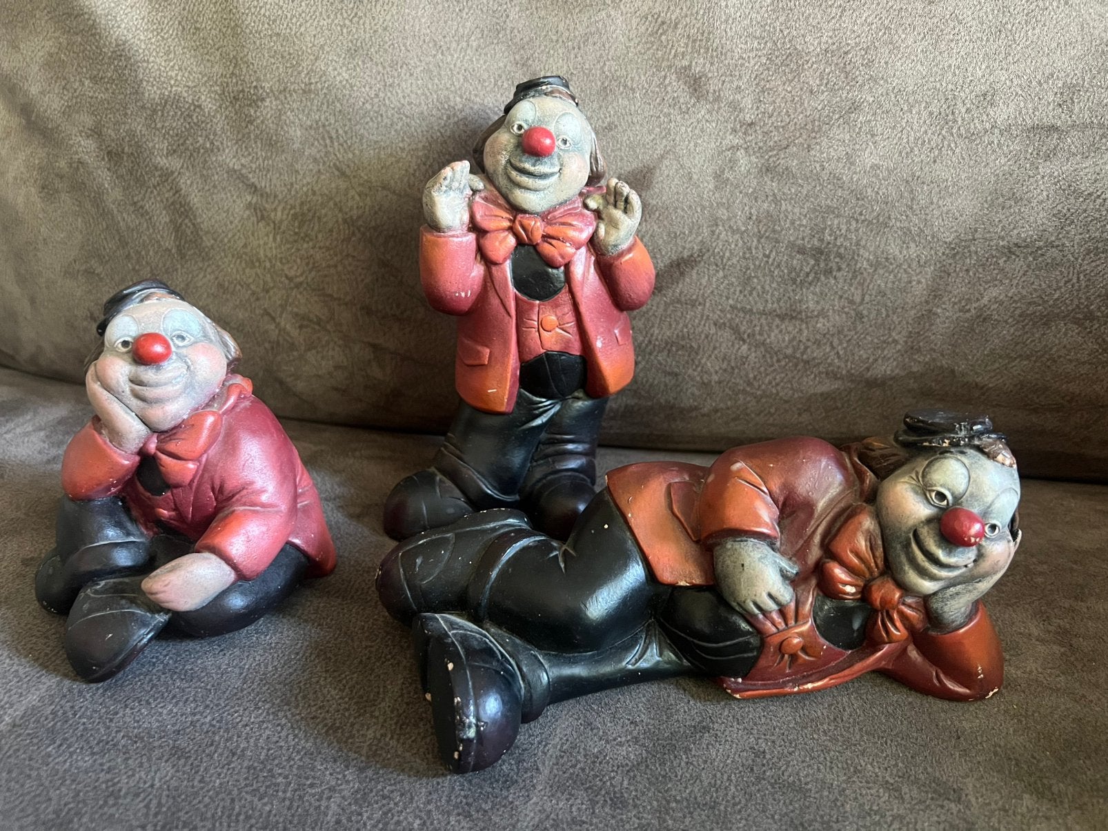 3 Vintage jaren ‘60-‘70 Clowntjes, Ophalen of Verzenden, Gebruikt, Mens