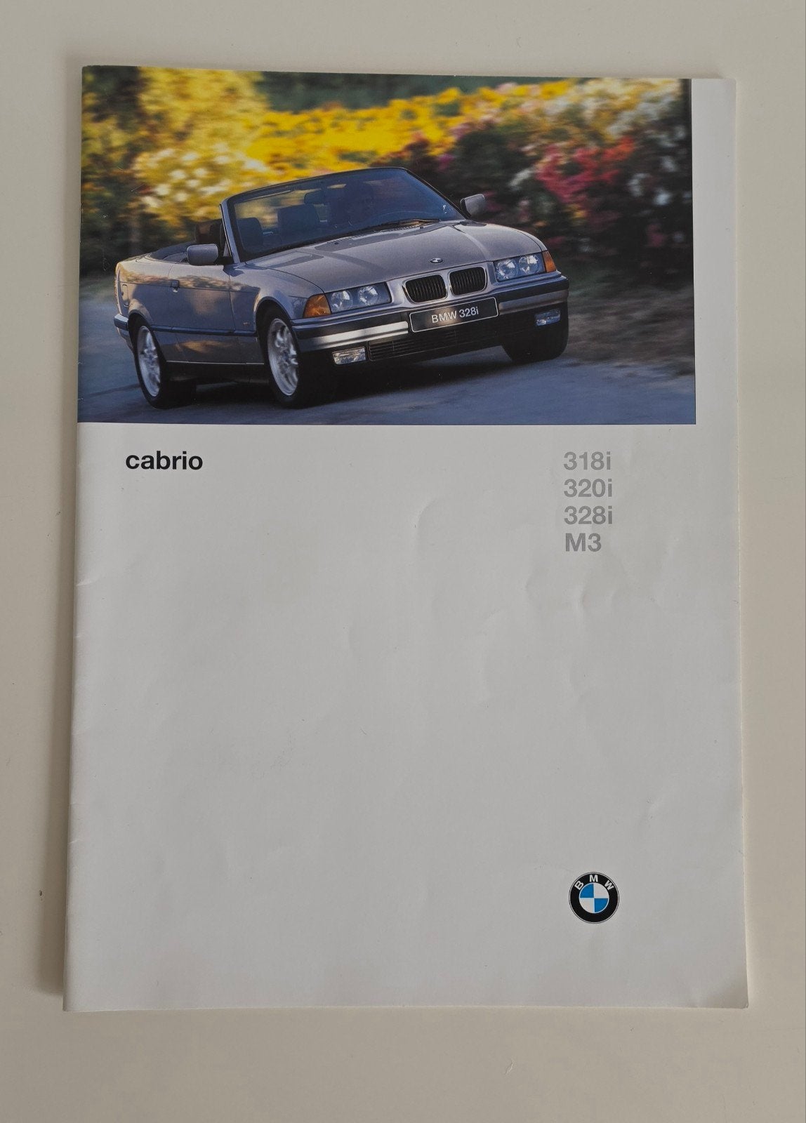 BMW 3-serie Cabrio (E36) Brochure + Prijslijst en M3, Ophalen of Verzenden, Nieuw, BMW, BMW