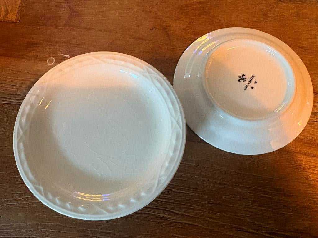 Recamier kleine schotels, Huis en Inrichting, Keuken | Servies, Gebruikt, Keramiek, Ophalen of Verzenden, Overige stijlen