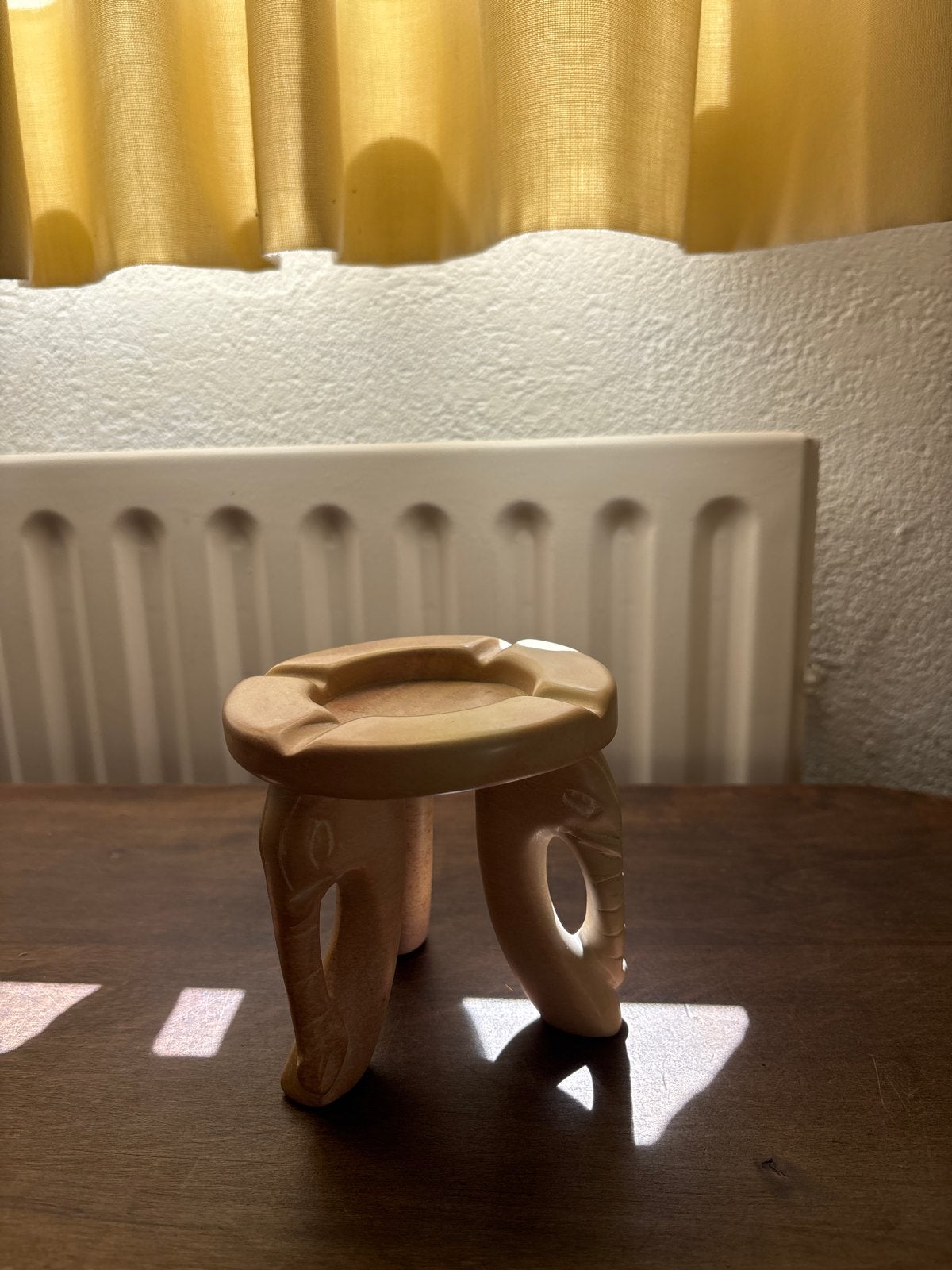 Vintage asbak met olifantenpoten - 11 cm, Ophalen