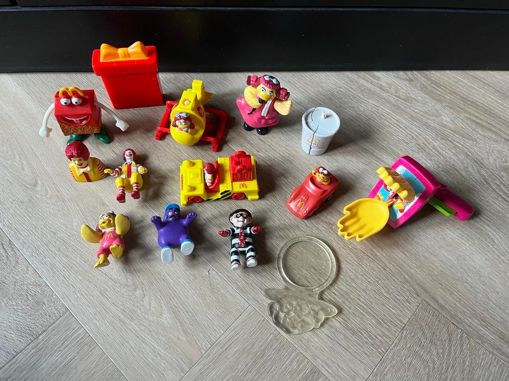 14 Vintage McDonald's Happy Meal Speeltjes Collectie, Verzamelen, Poppetjes en Figuurtjes, Ophalen of Verzenden, Gebruikt