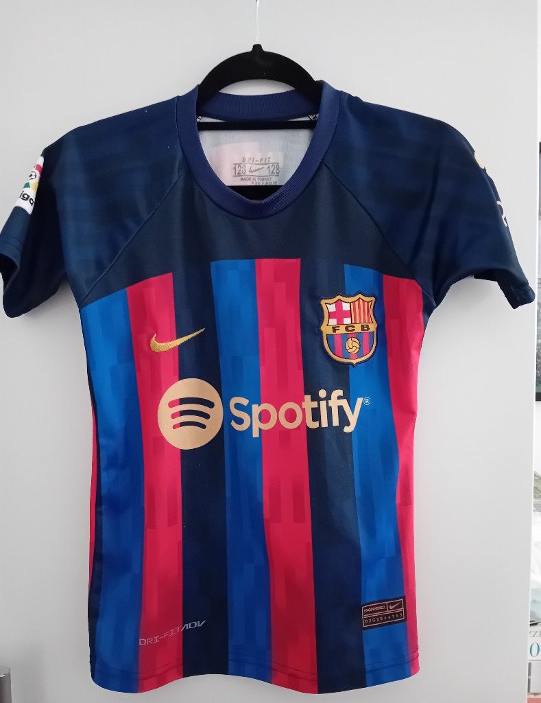 Voetbalshirt FC Barcelona Lewandowski nr 9, Ophalen of Verzenden, Zo goed als nieuw, Buitenlandse clubs, Shirt