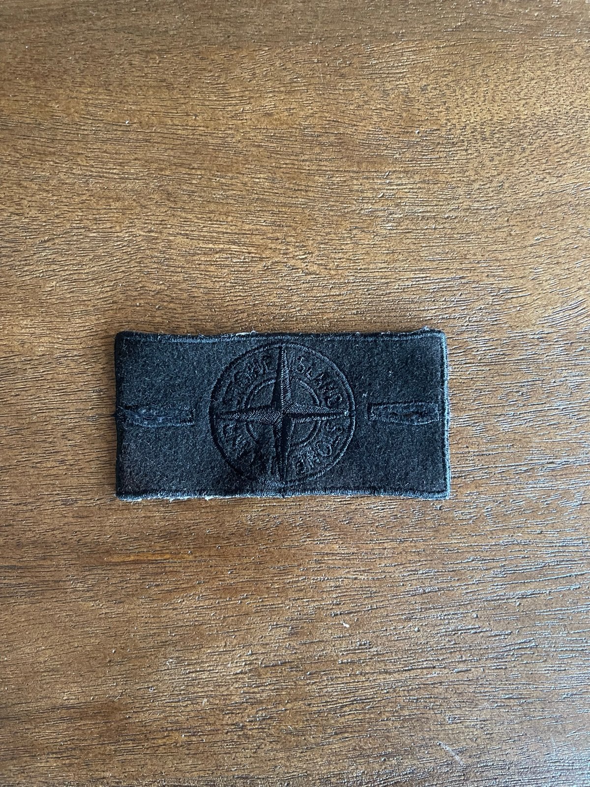 Origineel Zwart Stone Island Badge - Goede Staat, Ophalen of Verzenden, Gedragen