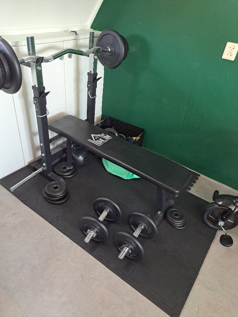 Halterbank (geen schijven of stang), Sport en Fitness, Fitnessmaterialen, Ophalen, Gebruikt, Benen, Fitnessbank