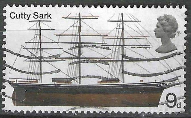 Groot-Brittannie 1969 - Yvert 552 - Cutty Sark (ST), Verzenden, Gestempeld