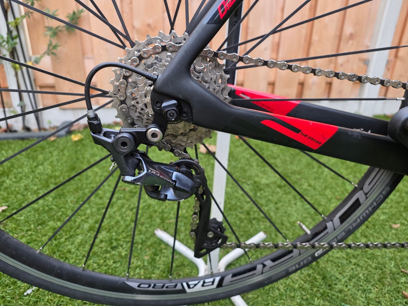 Foto 3 van Racefiets Sensa Giulia Evo Magic Red Ultegra 61"