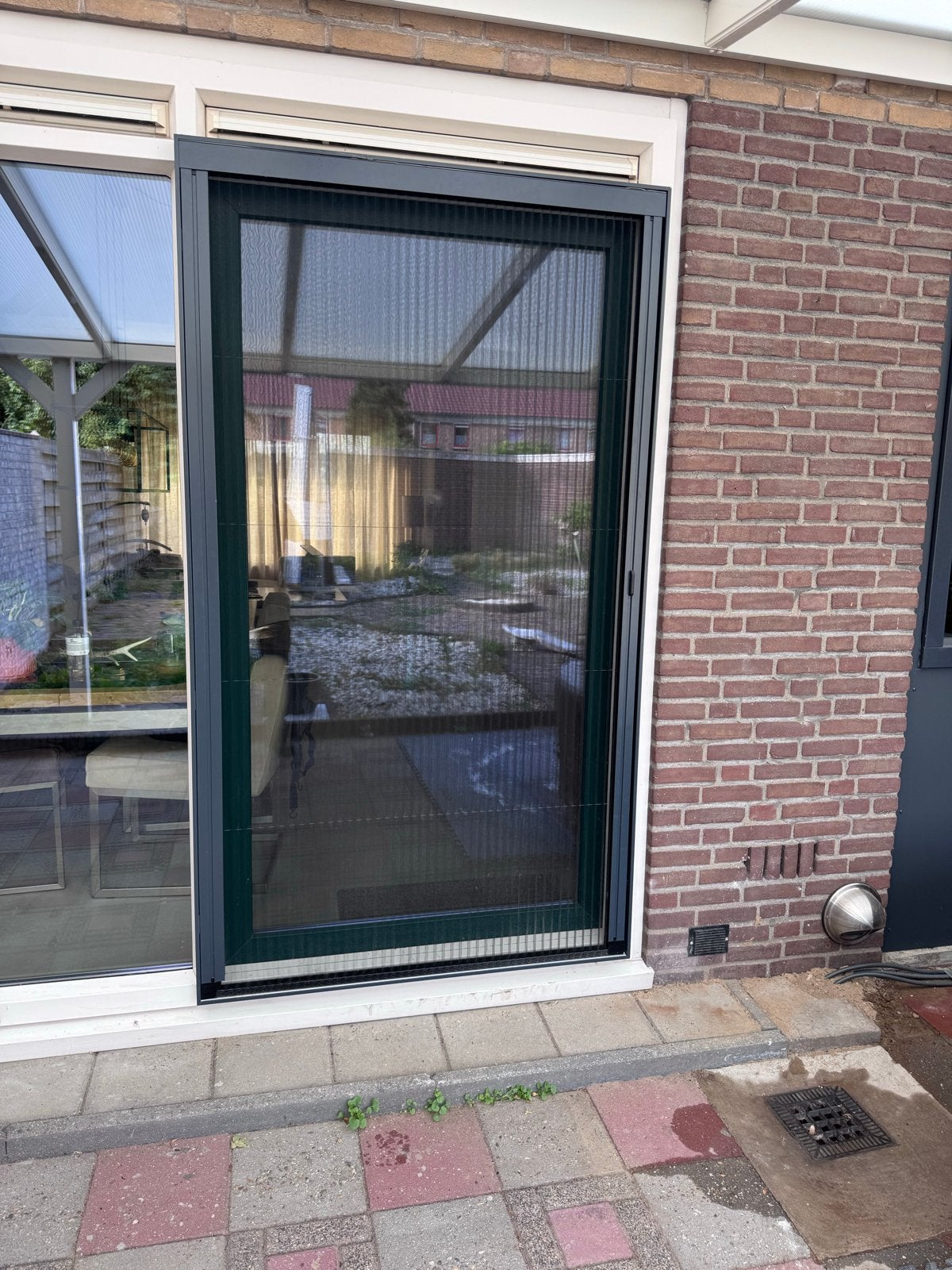 Opbouw hor 1225x2145mm - Ideaal voor schuifpui, Ophalen, Gebruikt, Hordeur, Schuifdeur