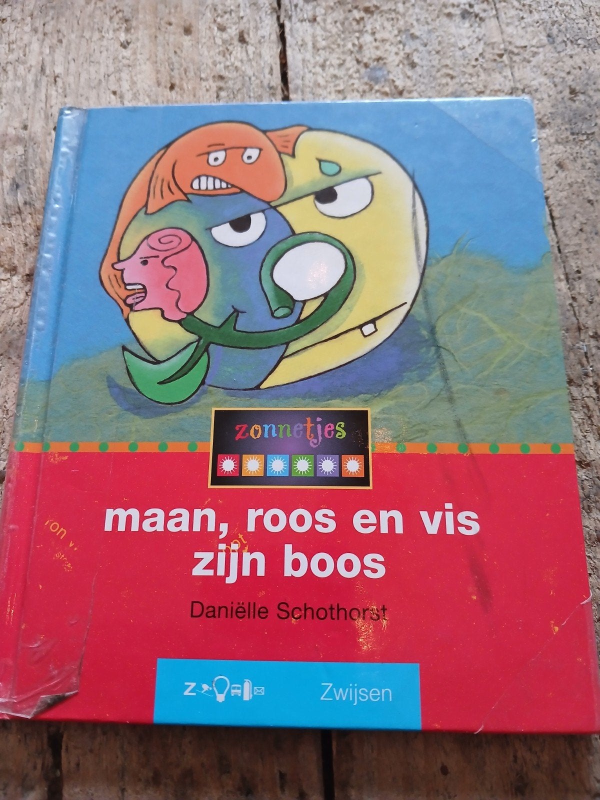 Zonnetjes: Maan, Roos en Vis zijn boos - Daniëlle Schothorst, Ophalen of Verzenden, Zo goed als nieuw, Daniëlle Schothorst, Fictie algemeen