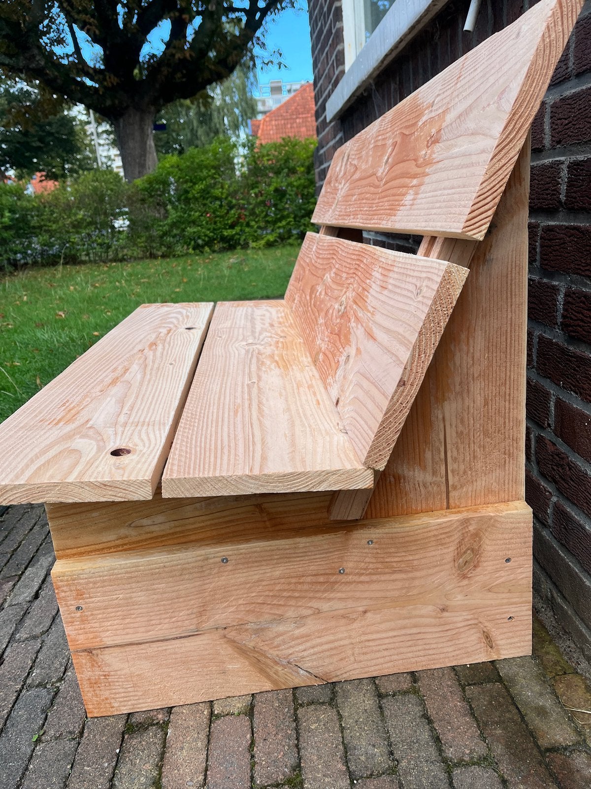 Lounge chill stoel bankje, Ophalen, Bildtsestraat, Woodwave Projects, Nieuw