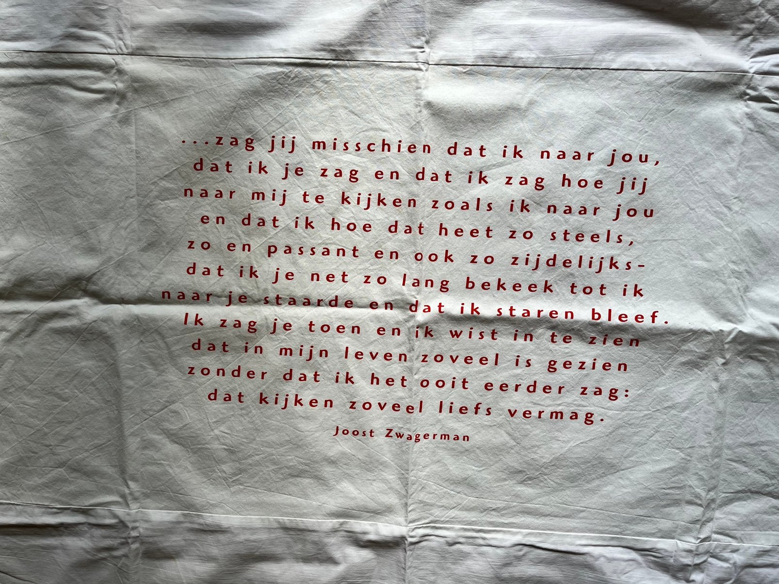 Dekbedovertrek ledikant kind handgemaakt gedicht  139x99, Jongetje of Meisje, Dekbedovertrek, Ophalen of Verzenden, Zo goed als nieuw