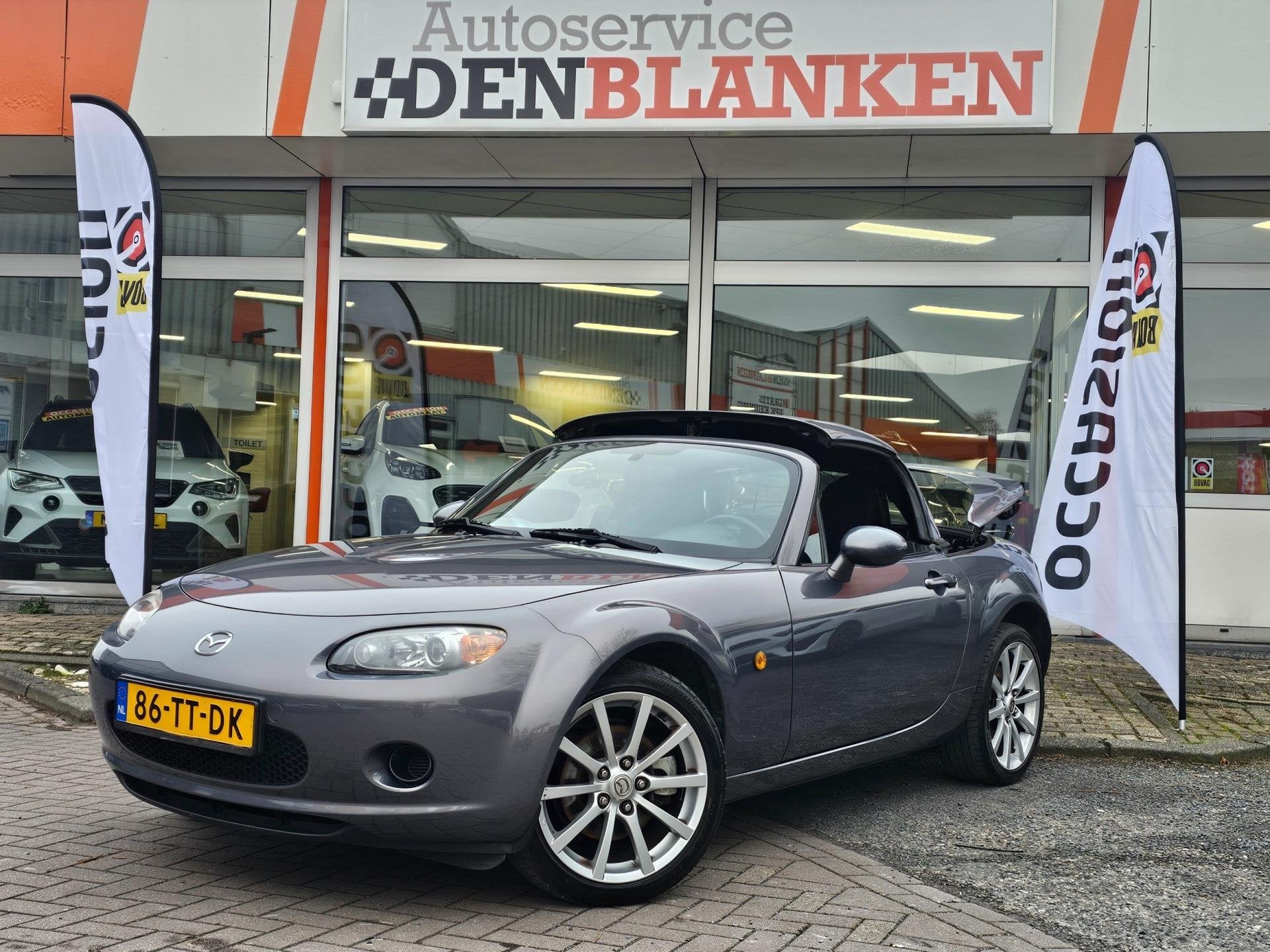Mazda MX-5 1.8 Touring BJ.2007 / Airco / Hardtop / NAP / Ele, 127 pk, Gebruikt, Zwart, 4 cilinders