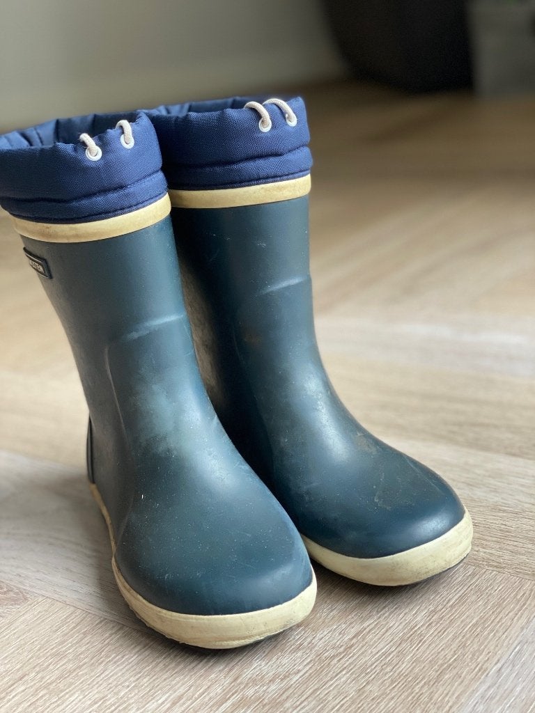 Bergstein laarsjes donkerblauw maat 34, Kinderen en Baby's, Kinderkleding | Schoenen en Sokken, Ophalen of Verzenden, Gebruikt