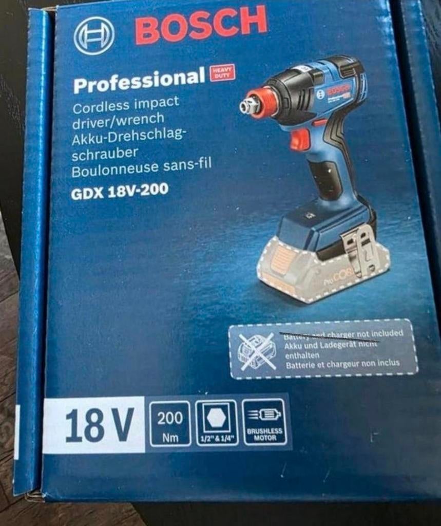 Bosch gdx 18 v 200 nieuw, Ophalen of Verzenden, Nieuw