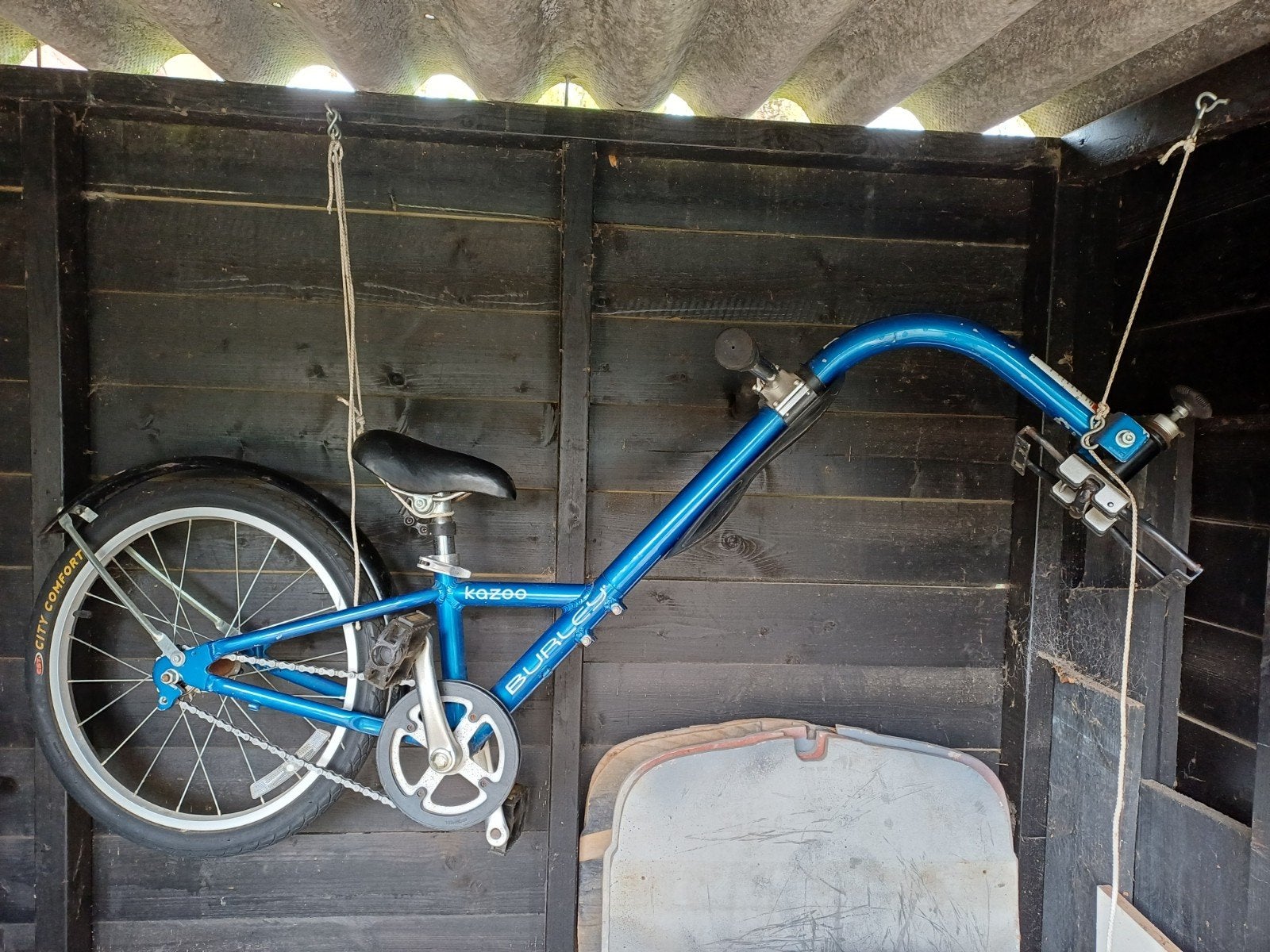 Kazoo burley aanhangfiets 20 inch, Fietsen en Brommers, Ophalen, Gebruikt, Aanhangfiets