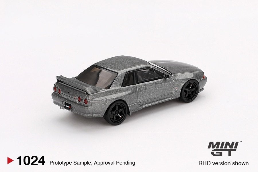 Mini GT Nissan Skyline GT-R (NISMO BNR32) Dark Metal Gray, Www.rubensmodelautos.nl, Auto, Nieuw, Ophalen of Verzenden