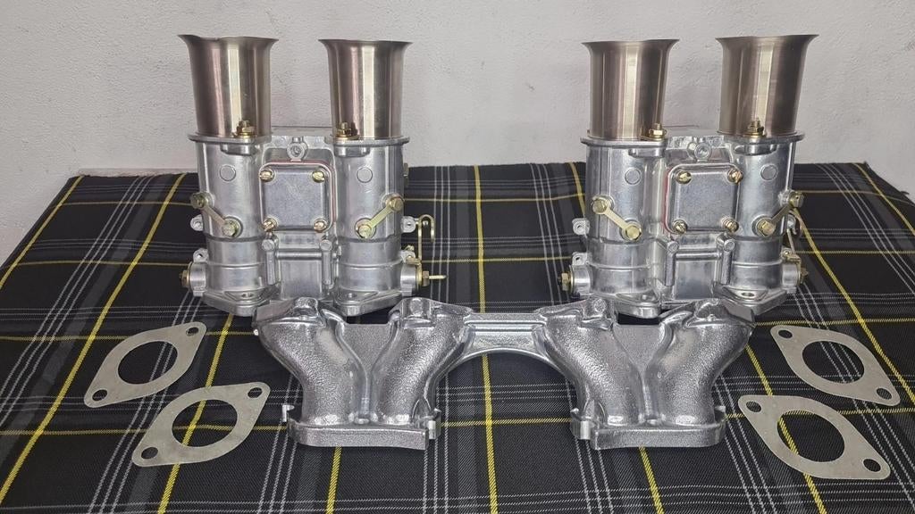 Nieuwe 45mm Side Twin Carburateurs + Spruitstuk Toyota 3K/4K, Ophalen of Verzenden