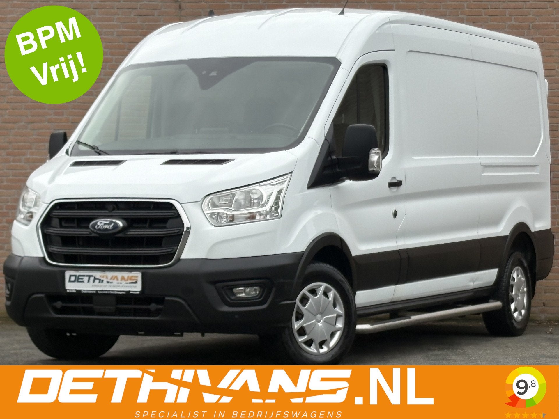 Ford Transit 2.0TDCI 130PK L3H2 Cruisecontrol / Camera / Tre, Auto's, Voorwielaandrijving, Stof, 4 cilinders, Met garantie (alle)