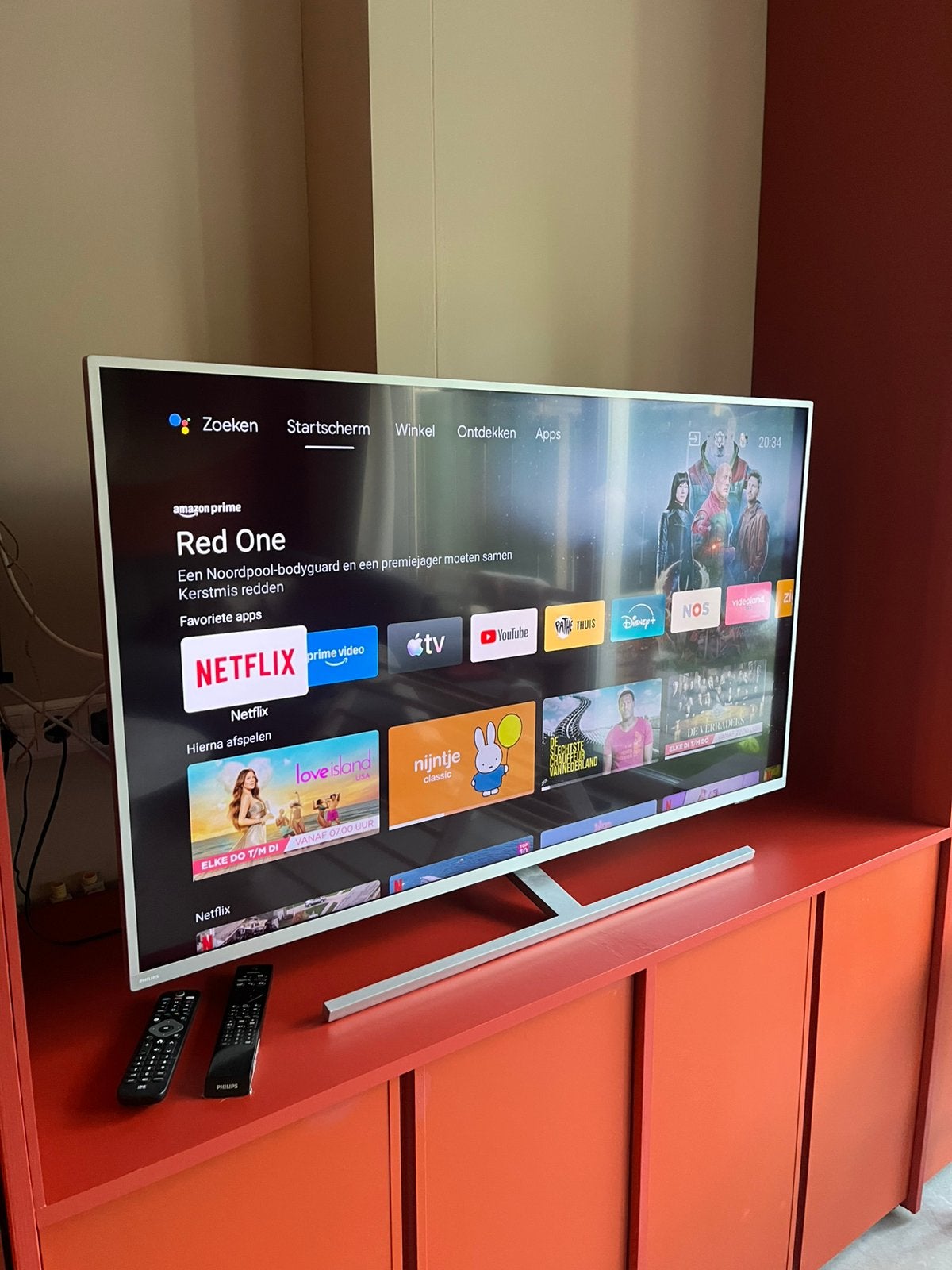 Philips smart tv met ambilight zilver, Audio, Tv en Foto, Televisies, Ophalen, Philips, 50 Hz, Zo goed als nieuw