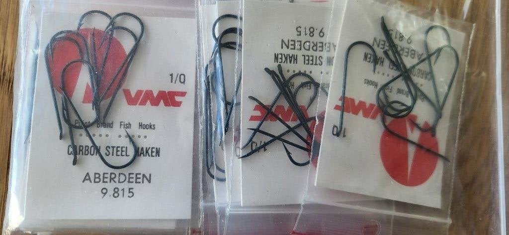 VMC Aberdeen paling platvis haken no. 1/0 - 25x zakjes, Watersport en Boten, Ophalen of Verzenden, Nieuw, Haak