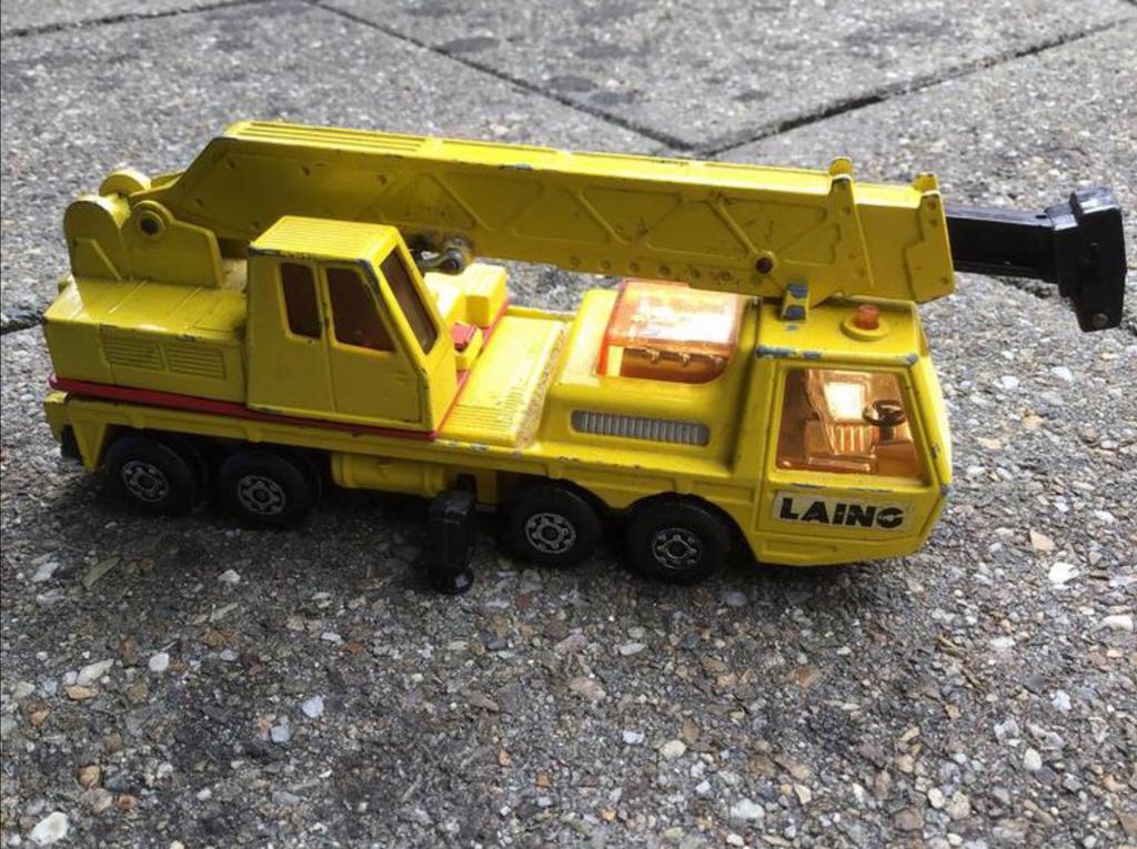Hercules Crane van Matchbox., Hobby en Vrije tijd, Modelauto's | 1:50, Ophalen of Verzenden, Gebruikt, Hijskraan, Tractor of Landbouw