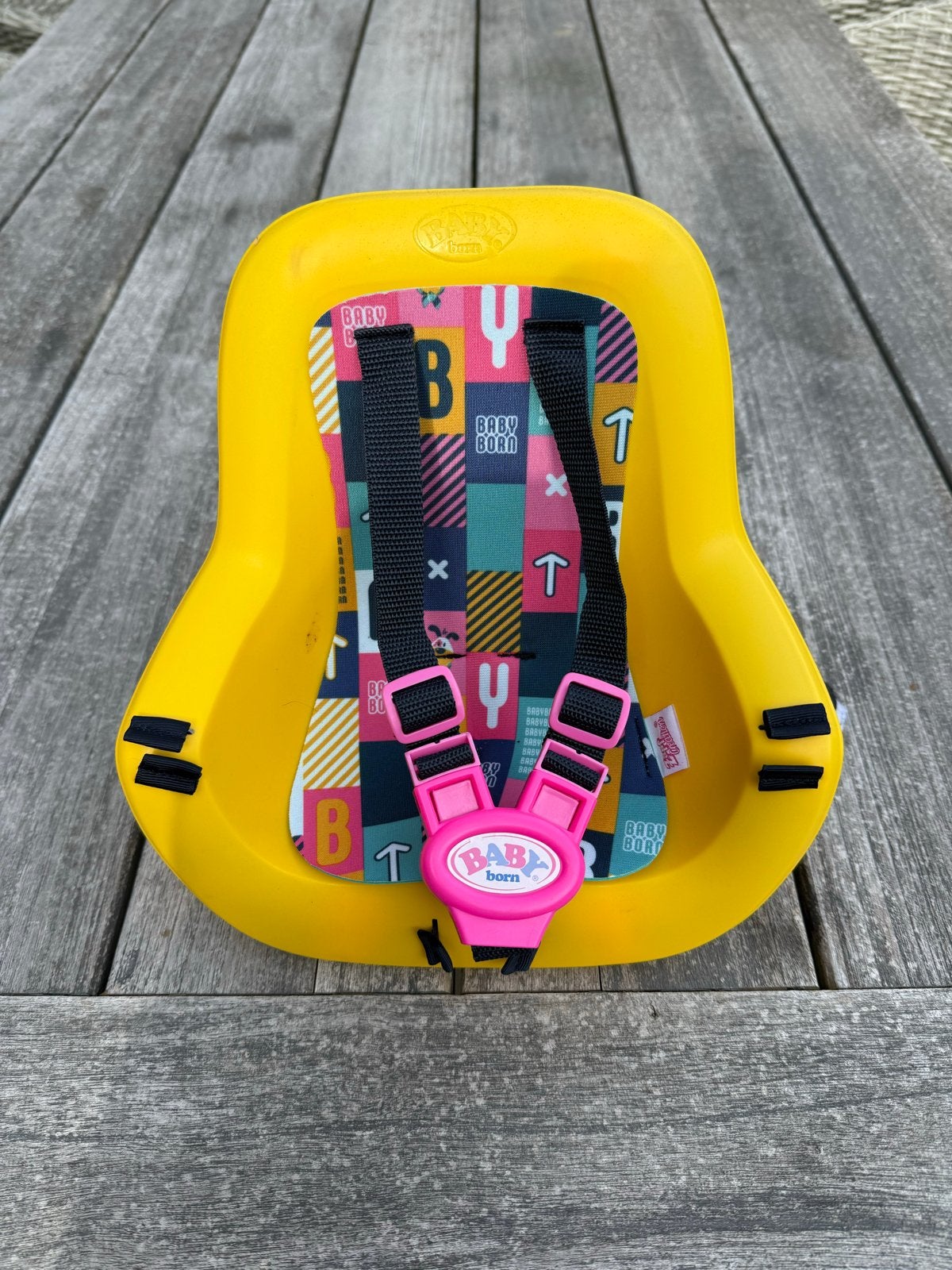Baby Born fietsstoeltje voor poppen, Ophalen of Verzenden, Zo goed als nieuw, Babypop