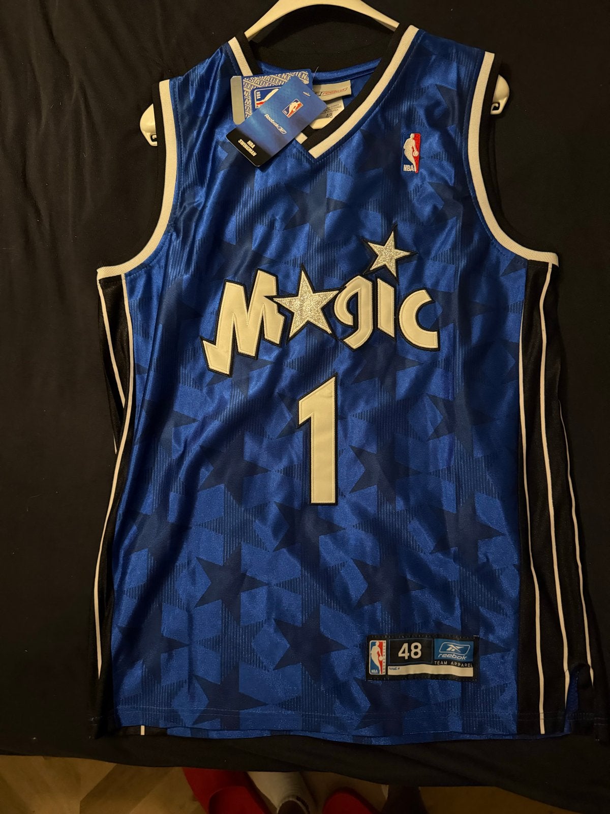 NBA Orlando Magic Tracy McGrady #1 Jersey - Maat 48, Maat 52/54 (L), Blauw, Nieuw, Ophalen of Verzenden