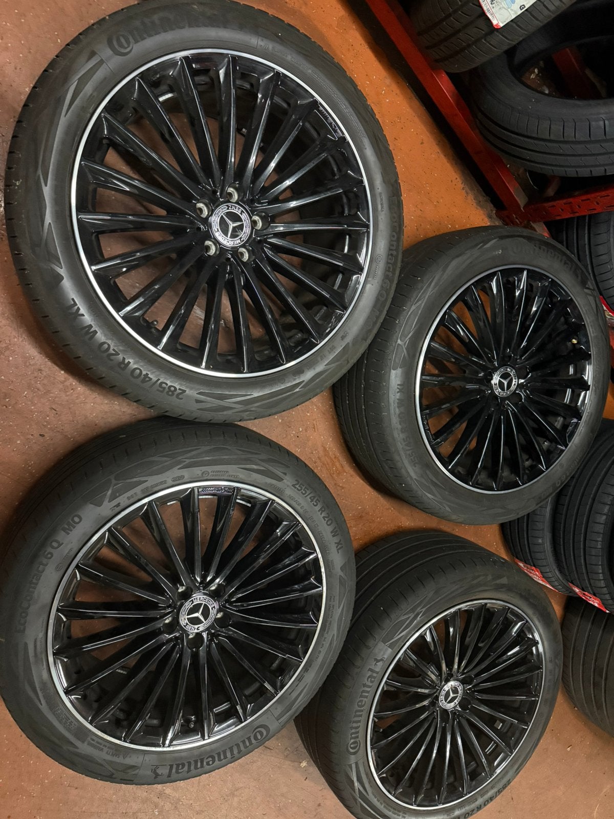 Mercedes 20 inch breedset o amg velgen GLC AMG GLE EQC COUPE, 255 mm, Banden en Velgen, Nieuw, Ophalen of Verzenden