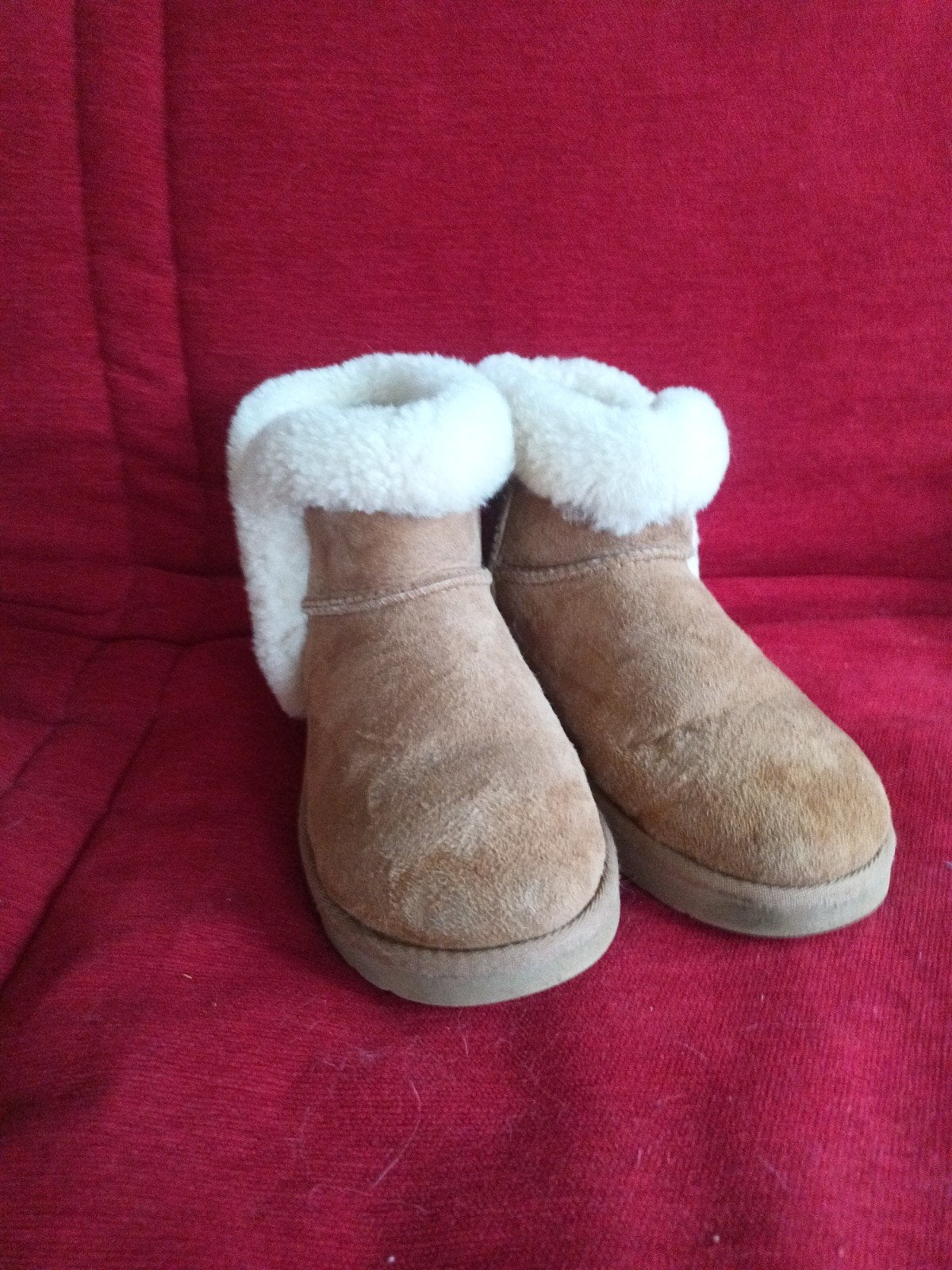 Ugg enkellaarsjes Mt 37, Gebruikt, UGG, Jongen of Meisje, Ophalen of Verzenden