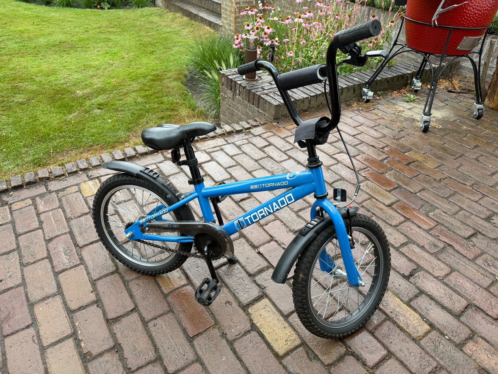 Kinder fiets bmx 16 inch, Ophalen, Zo goed als nieuw, Staal, 16 tot 20 inch