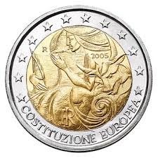 2 Euro Italie 2005 UNC - Europese Grondwet, Verzenden, Italië, 2 euro, Losse munt