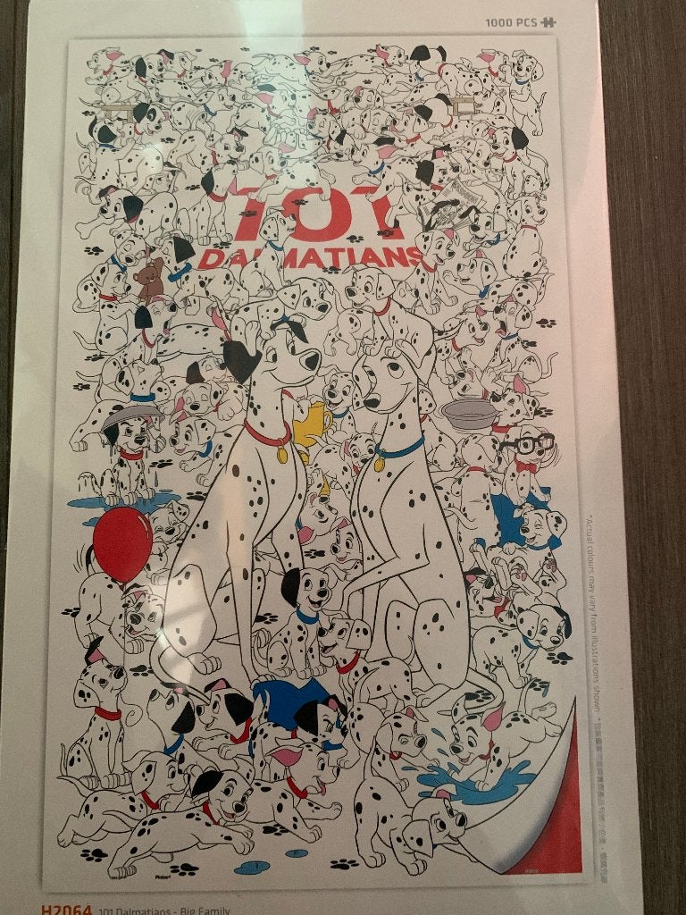 Pintoo puzzel - Disney - 101 dalmatiërs - nieuw - 1000 stuks, Ophalen of Verzenden, Overige figuren, Nieuw, Overige typen