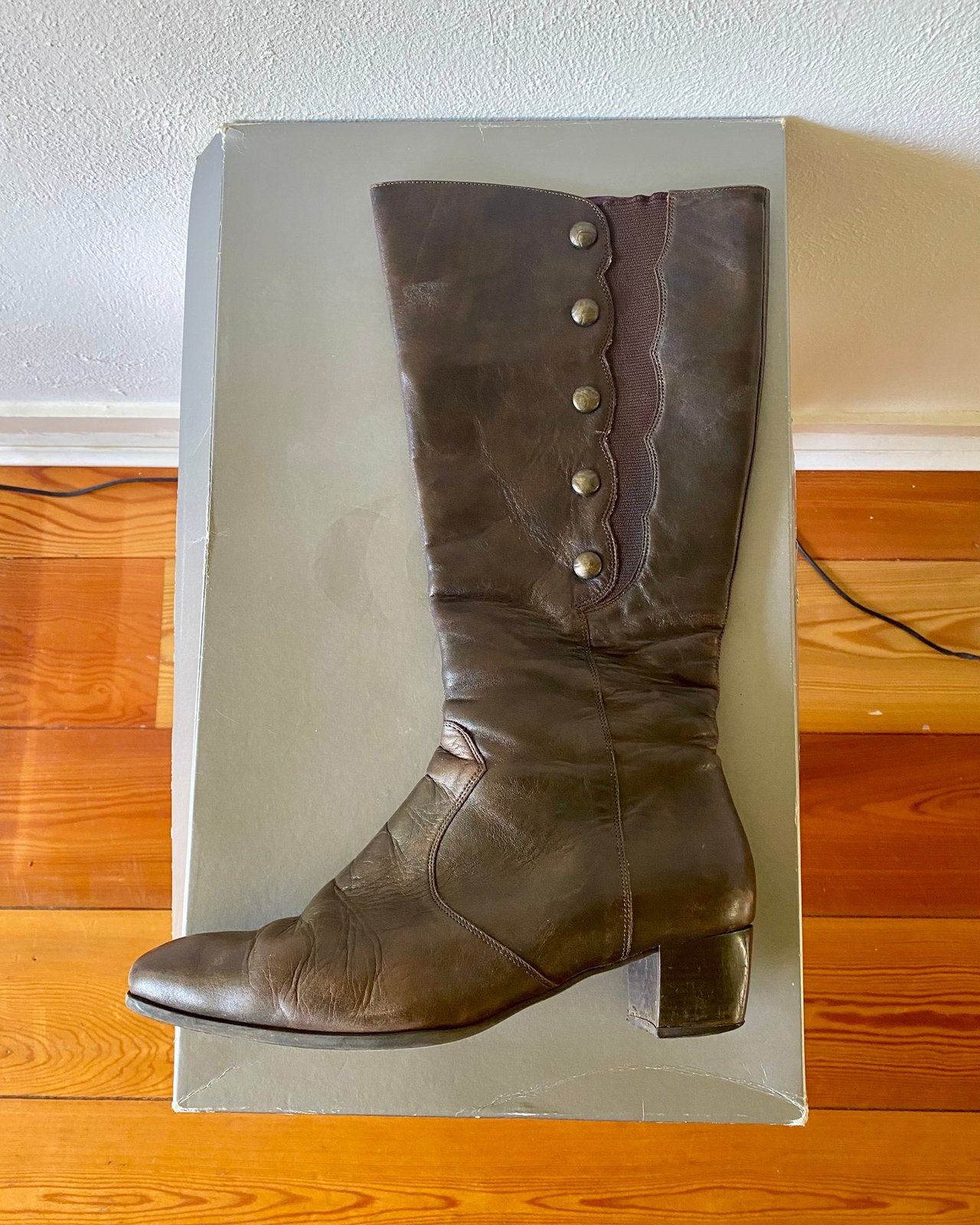 Durea knee-high boots testa di moro (brown) 6,5 (40), Hoge laarzen, Bruin, Ophalen of Verzenden, Zo goed als nieuw