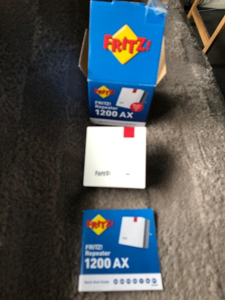 Fritz! Repeater 1200 AX Wifi 6 Als nieuw., Ophalen of Verzenden, Zo goed als nieuw, Fritz
