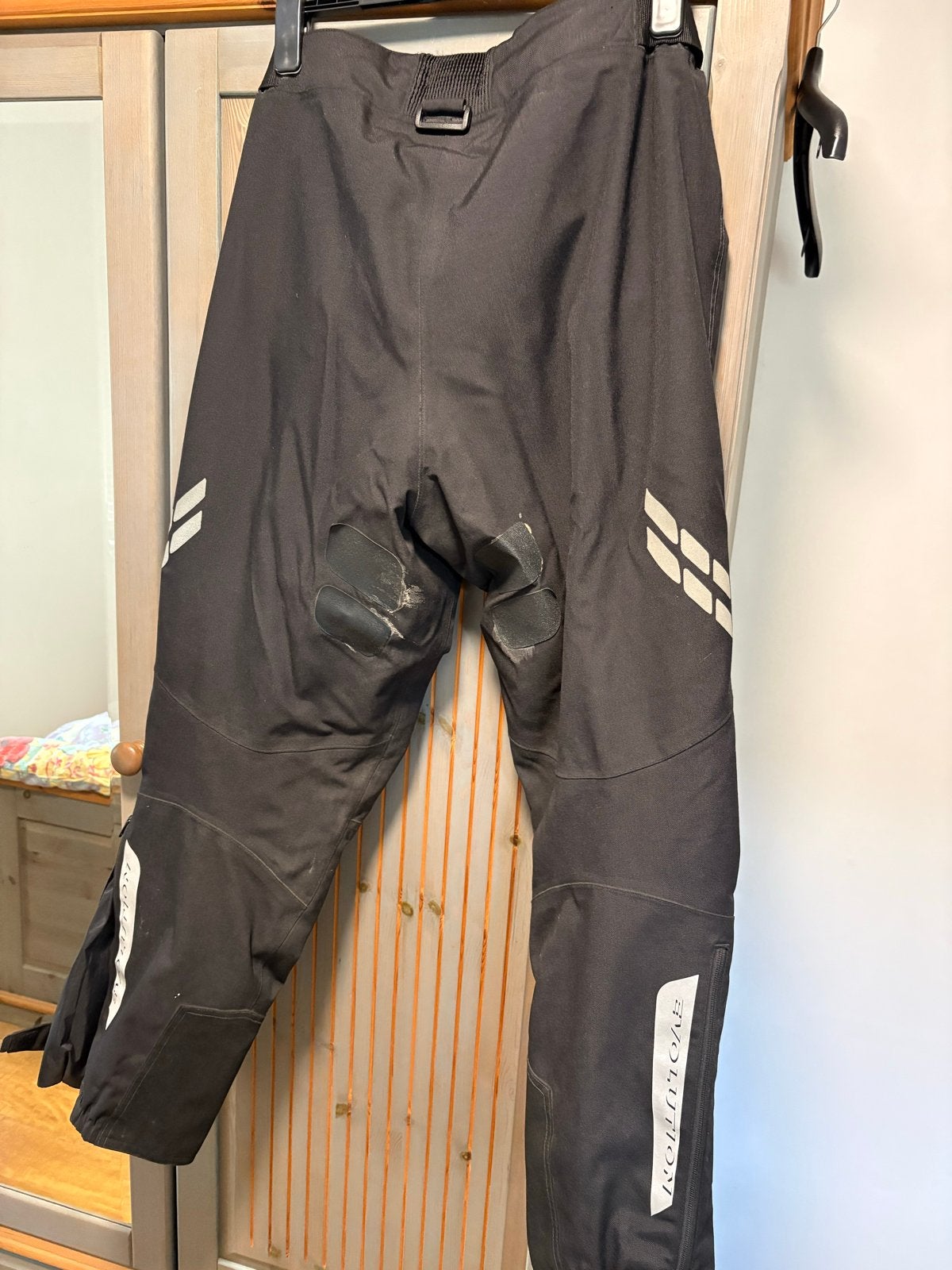 Evolution Motorbroek Heren Zwart Maat XXL Kort, Ophalen of Verzenden, Gedragen, Overige maten, Zwart