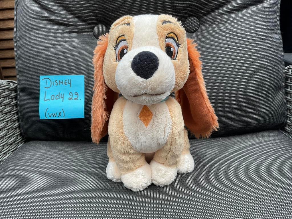 Nieuwe Disney Lady knuffel 25cm van Lady en de Vagebond, Verzamelen, Disney, Ophalen, Nieuw, Knuffel