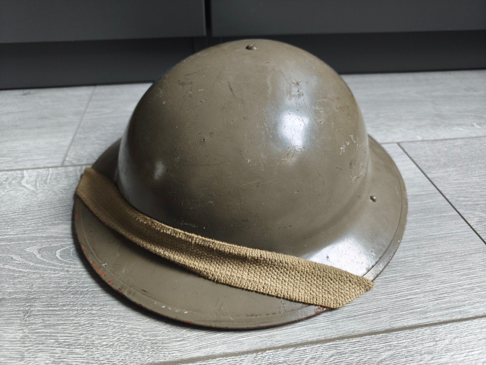 Engelse WW1 brodie helm 13A, Ophalen of Verzenden, Engeland, Helm of Baret