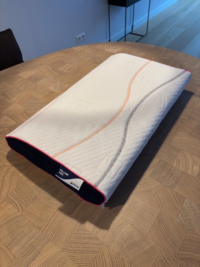 Mline Pillow You Hoofdkussen, Eenpersoons, Wit, Nieuw, Dubbelzijdig bruikbaar