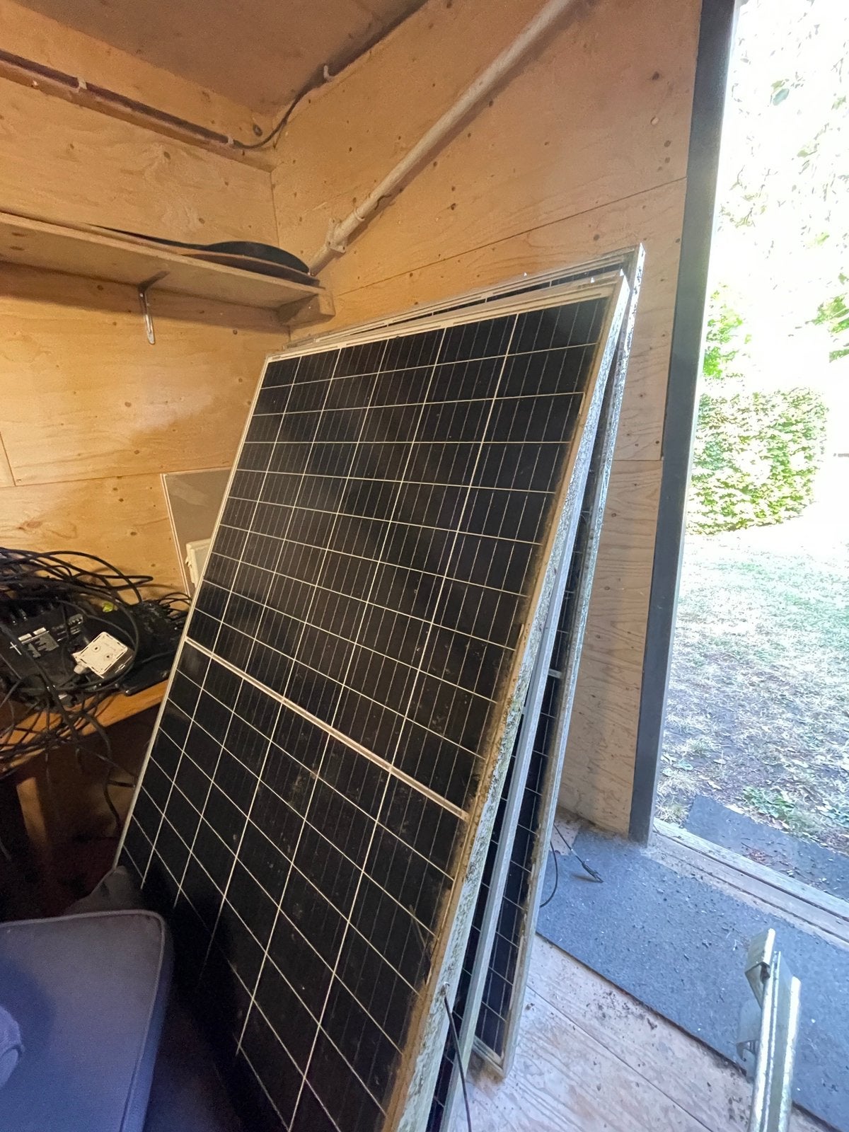 12 DMEGC Solar Energy zonnepanelen compleet systeem, Doe-het-zelf en Verbouw, Zonnepanelen en Toebehoren, Ophalen, Gebruikt, Compleet systeem