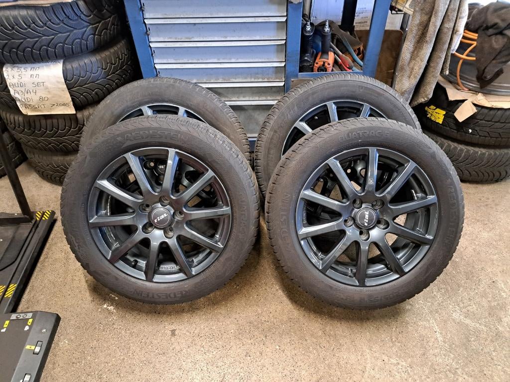 Set Rial LMV 16 inch Caddy/Golf/Bora/Jetta/Touran/enz, Ophalen, Gebruikt, 16 inch, Bandenservicedeil