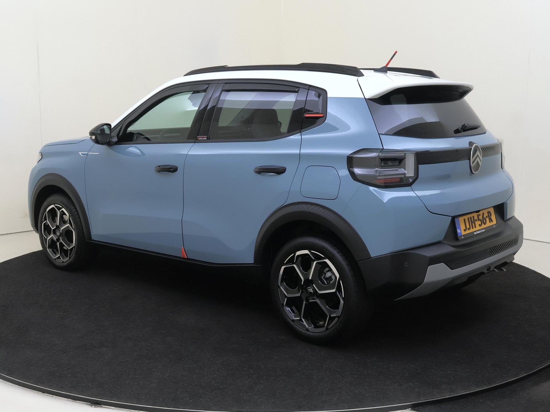 Citroen C3 1.2 Hybrid 110pk Max Navigatie | Achteruitrijcame, 1227 kg, Euro 6, Blauw, Leder en Stof