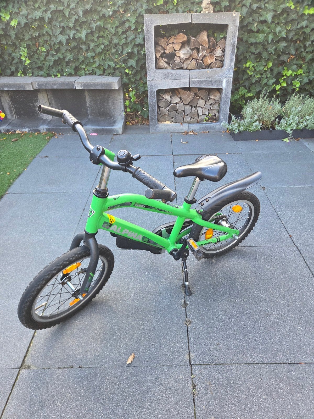 kinderfiets 16inch., Ophalen, Terugtraprem, Alpina Trial, 16 tot 20 inch
