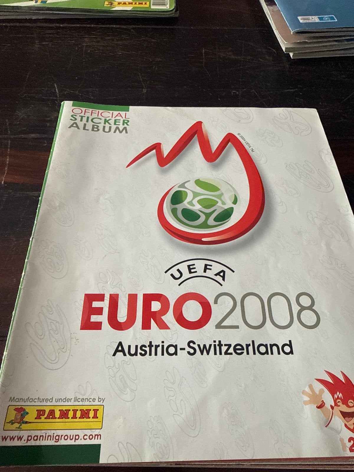 Panini UEFA EURO 2008 Sticker Album - Compleet en Netjes, Ophalen of Verzenden, Zo goed als nieuw, Sport