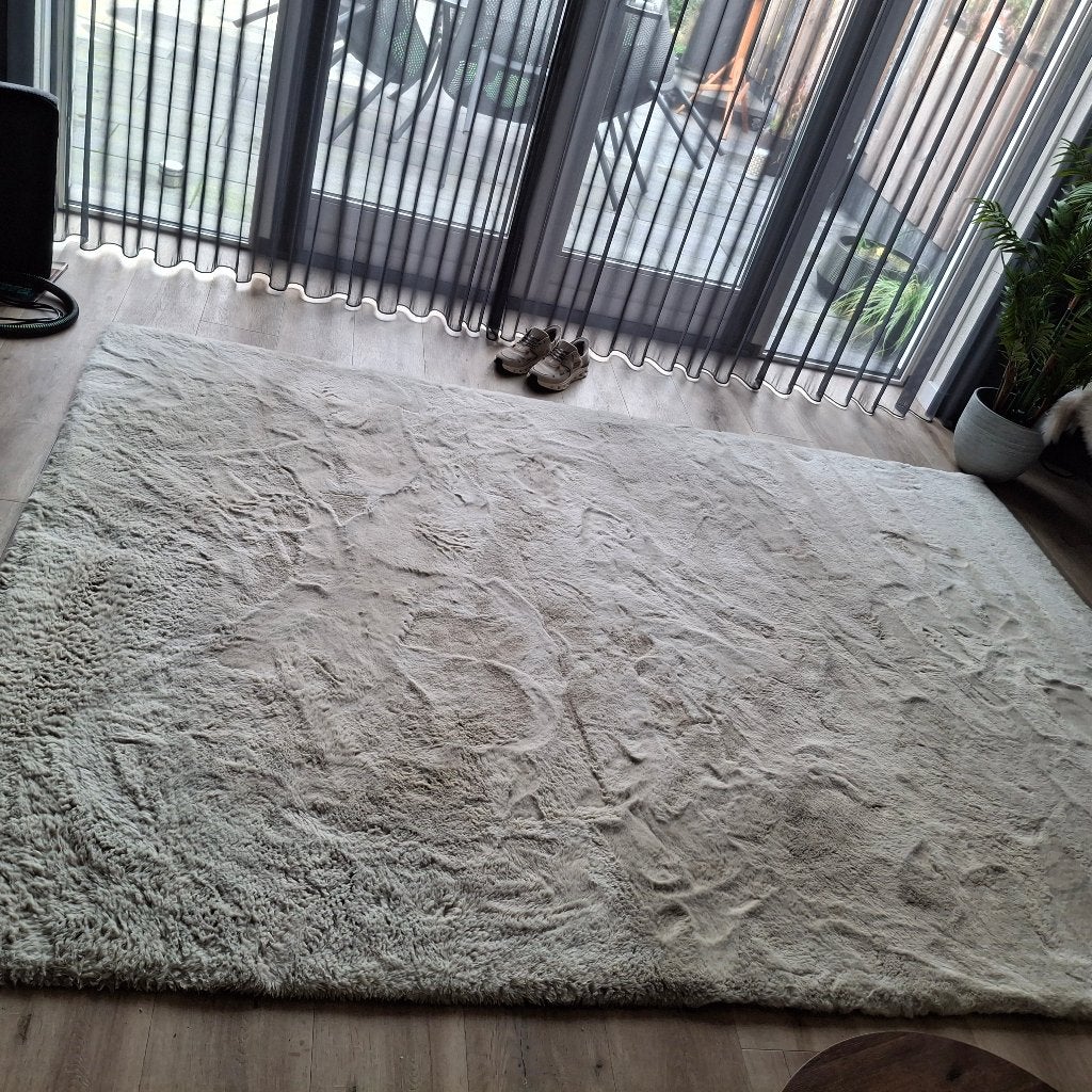 vloerkleed 160x230 fluffy, Ophalen, Gebruikt, 150 tot 200 cm, 200 cm of meer