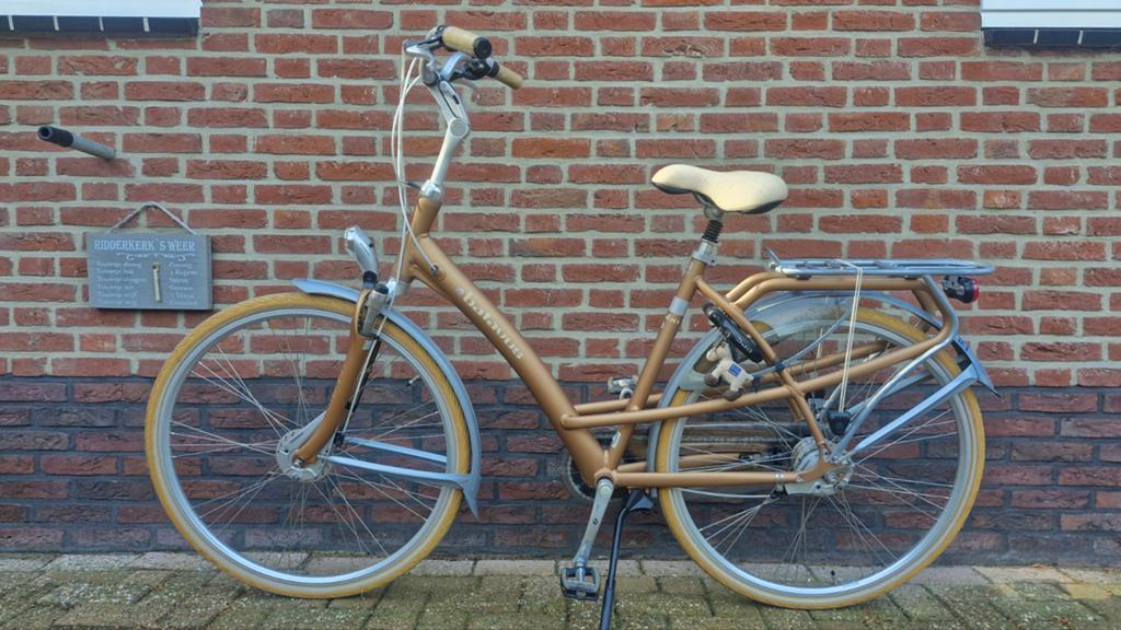 ZGAN Batavus Mambo in kleur Camel, maat 53, 7 versnellingen, Fietsen en Brommers, Ophalen, 53 tot 56 cm, Versnellingen, Batavus