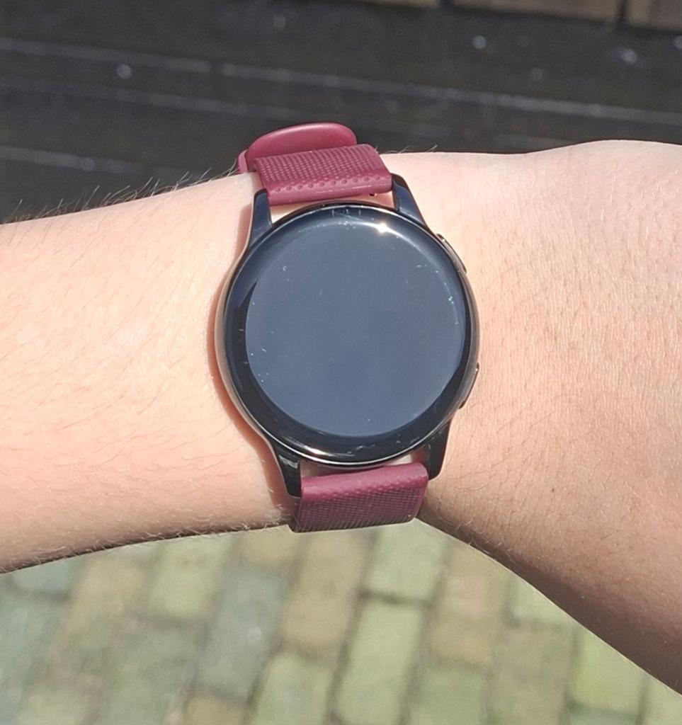 Maoo Ventura Smartwatch met extra bandjes, Ophalen of Verzenden, Zo goed als nieuw, Zwart, Maoo