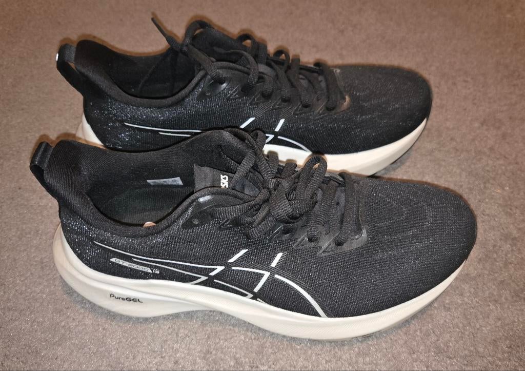 ASICS Hardloopschoenen Maat 39 - Zwart/Wit PureGEL, Ophalen of Verzenden, Zo goed als nieuw, ASICS, Sportschoenen