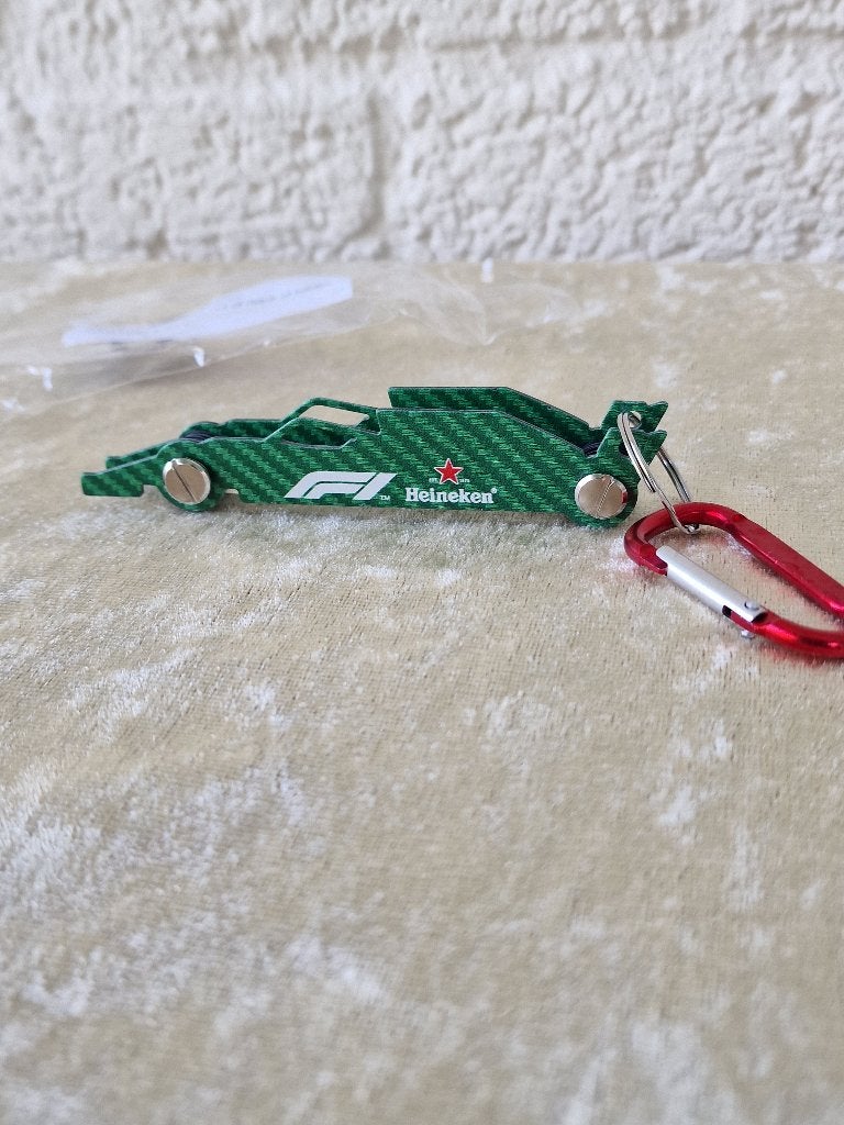 Heineken F1 key organizer sleutelhouder groen, Ophalen of Verzenden, Formule 1