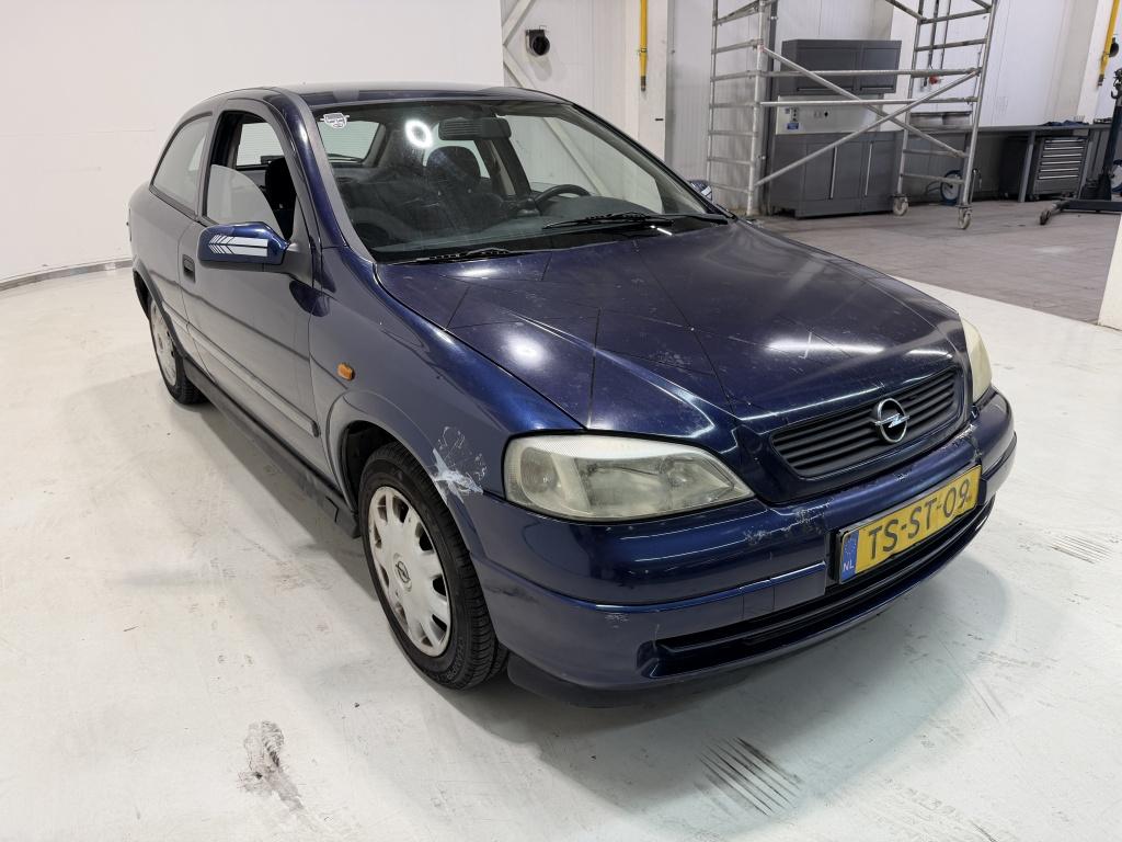 Opel Astra 1.6-16V GL (bj 1998), Auto's, Oldtimers, Voorwielaandrijving, Blauw, Bedrijf, 1598 cc